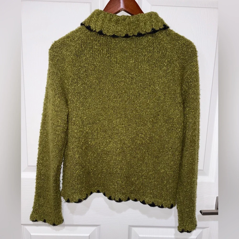 Windi River Olive Green cardigan size XL - Picture 3 of 8